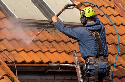 Démoussage et hydrofuge de toiture à Vouillers